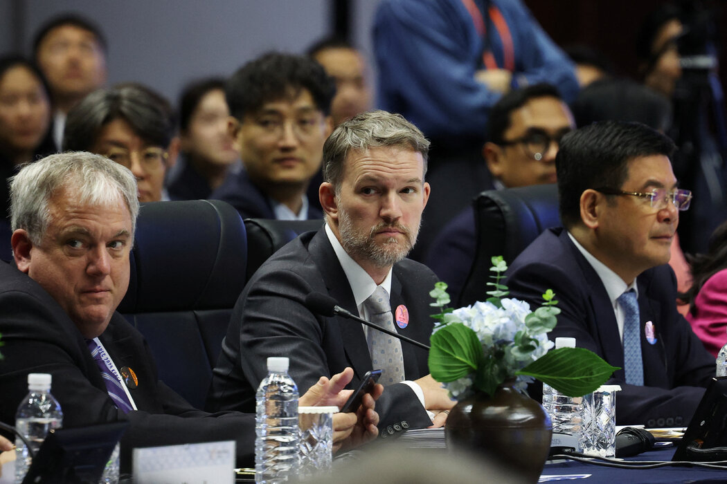 美国最高贸易官员格里尔上周四出席在韩国举行的亚太经合组织会议